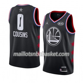 Maillot Homme Golden State Warriors DeMarcus Cousins 0 2019 All-Star Jordan Brand Noir Swingman